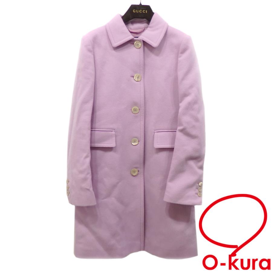 GUCCI 値下げしました グッチ コート レディース 長袖 ミディ丈 GUCCI 値下げしました グッチ コート レディース 長袖 ミディ丈