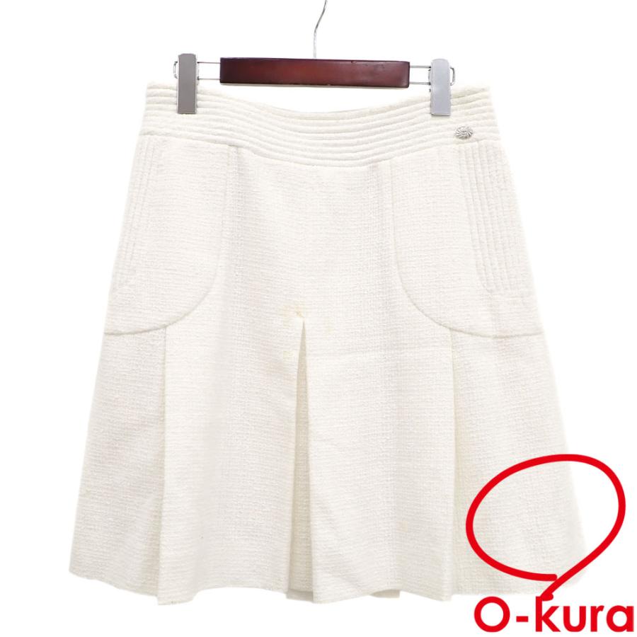 CHANEL 値下げしました シャネル プリーツ スカート レディース ひざ上  