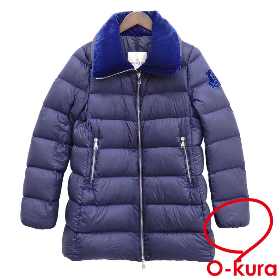モンクレール MONCLER レディース 青 ダウンジャケット サイズ0