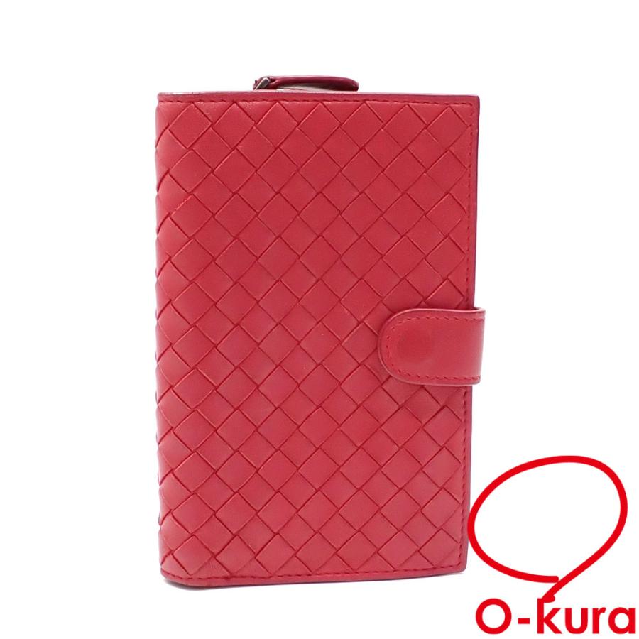 値下げしました ボッテガ ヴェネタ 二つ折り 財布 イントレチャート  