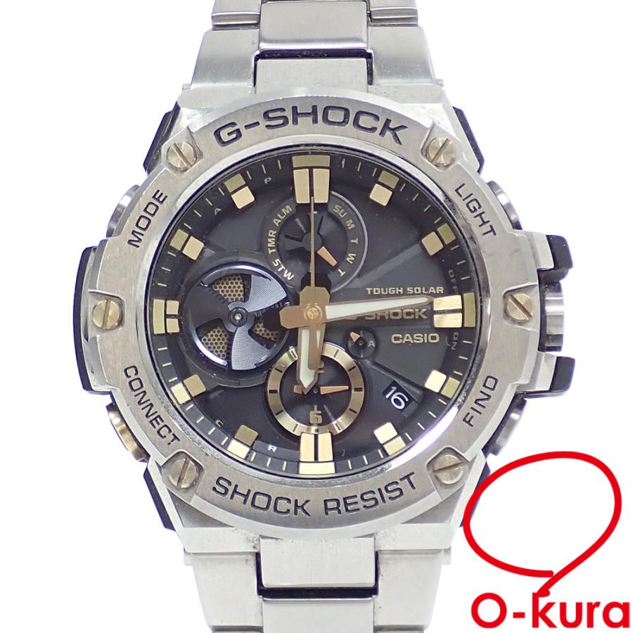 G-SHOCK カシオ 腕時計 メンズ タフソーラー SS GST-B100D-1A9JF 光 