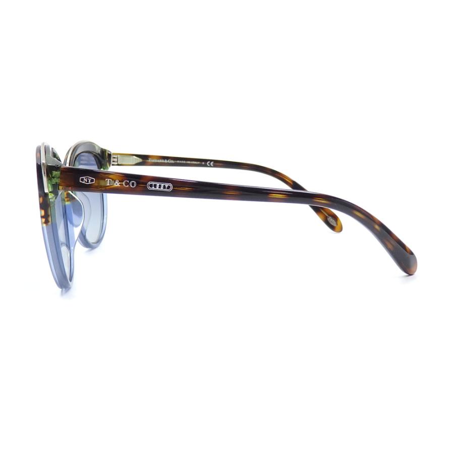値下げしました ティファニー サングラス ブラウン ブルー 茶色 青 プラスチック TF4146 眼鏡 アイウェア グラデーション レディース メンズ 中古｜o-kura｜02