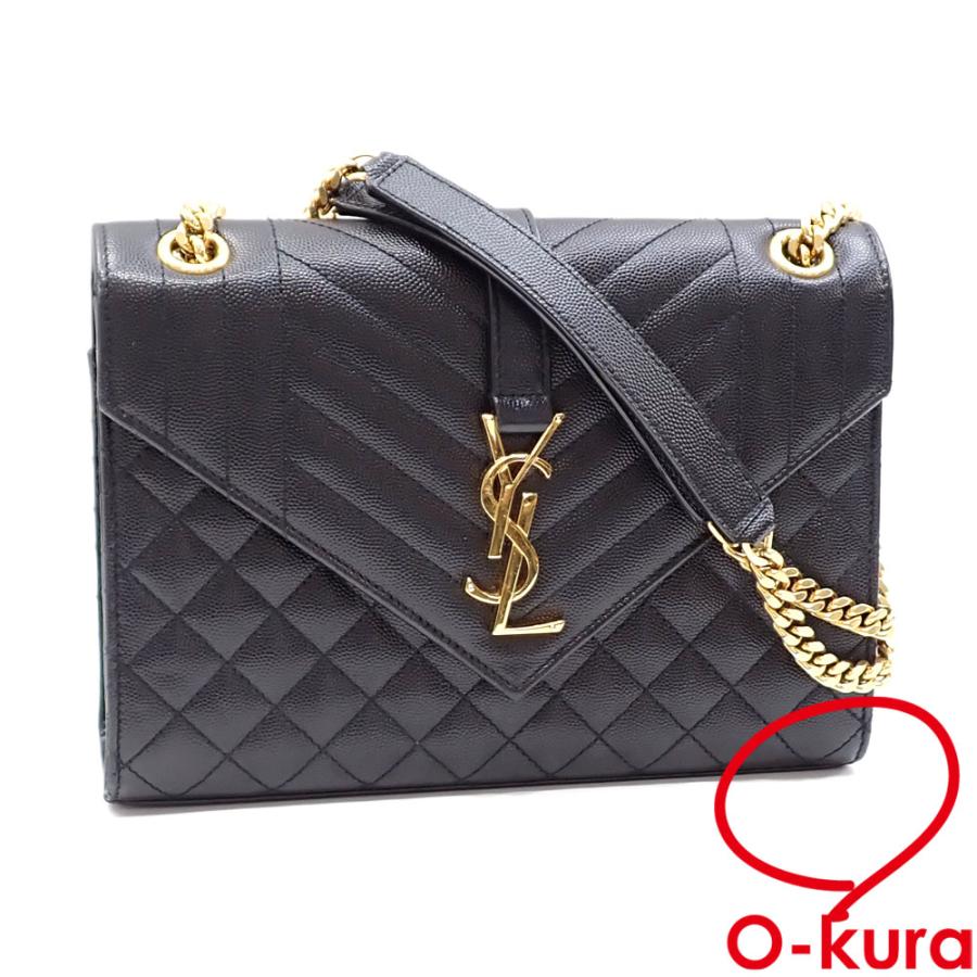 ENVELOPE 値下げしました サンローランパリ チェーンショルダーバッグ  