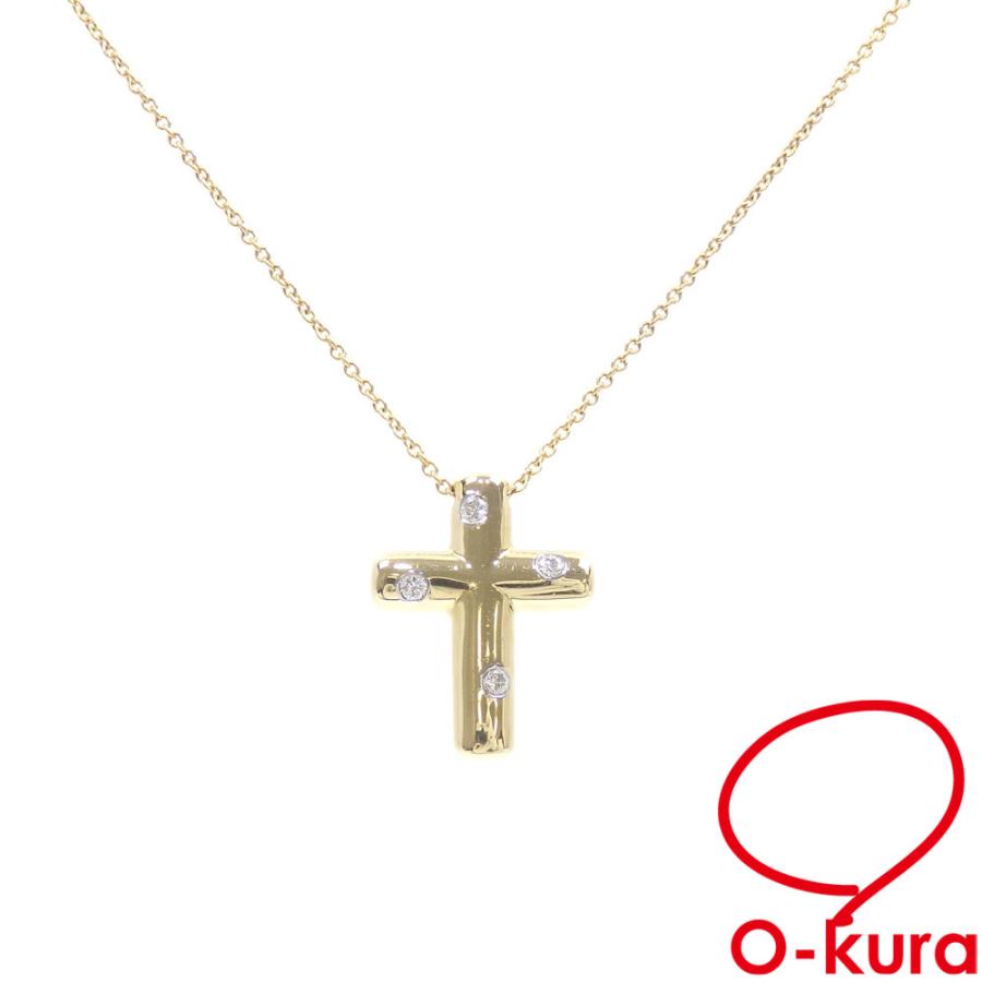 TIFFANY&Co. 値下げしました ティファニー ドッツ クロス ネックレス 