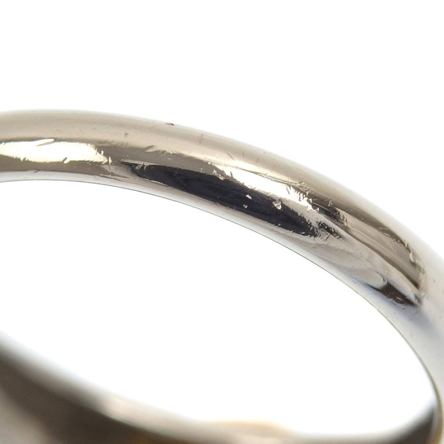 ダイヤモンド リング レディース Pt900 K18YG 12号 0.50ct/0.09ct 5.5g 