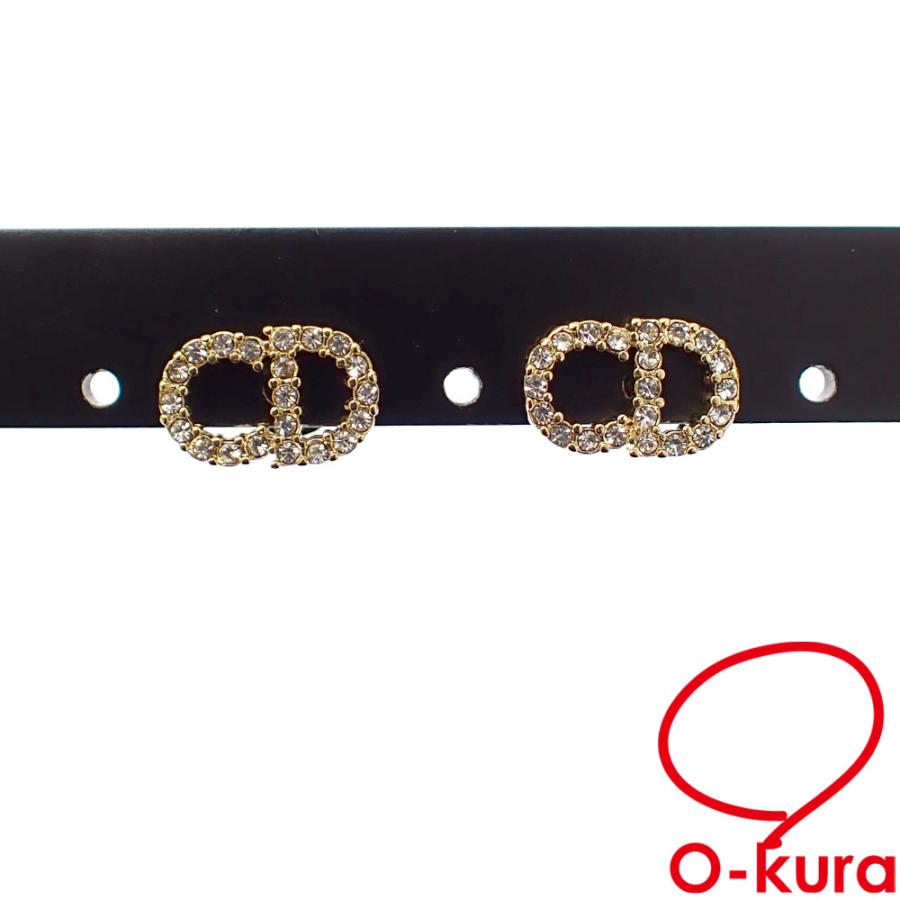 Clair D Lune クリスチャンディオール ピアス レディース クリスタル 