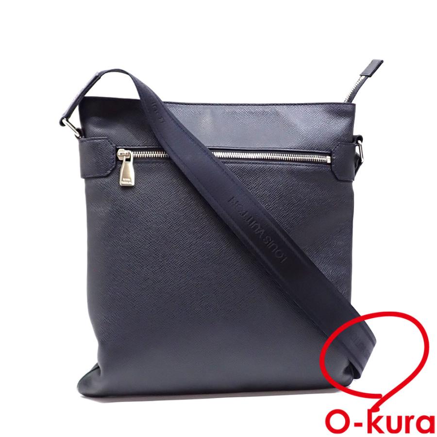 極美品 ルイヴィトン バッグ ショルダー サシャ タイガ レザー ブラック ルイ.ヴィトンショルダーバッグタイガサシャ