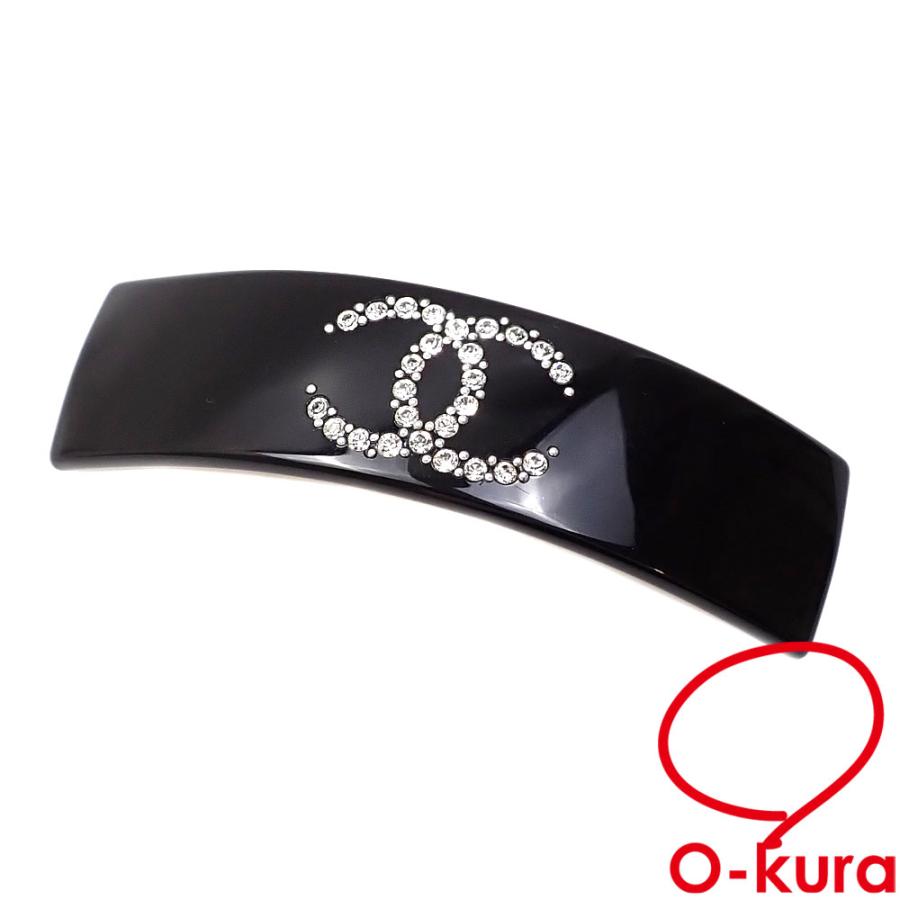 CHANEL シャネル バレッタ レディース ブラック 黒 プラスチック GP 髪  