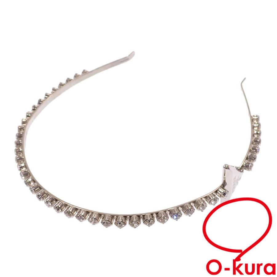 PRADA プラダ カチューシャ 装飾付 ブラス ヘッドバンド レディース  