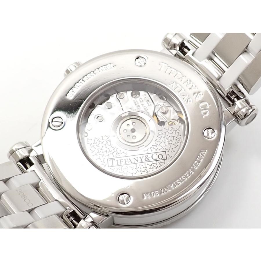 ティファニー 腕時計 アトラス レディース オートマ SS セラミック Z1300.68 自動巻き 中古｜o-kura｜03