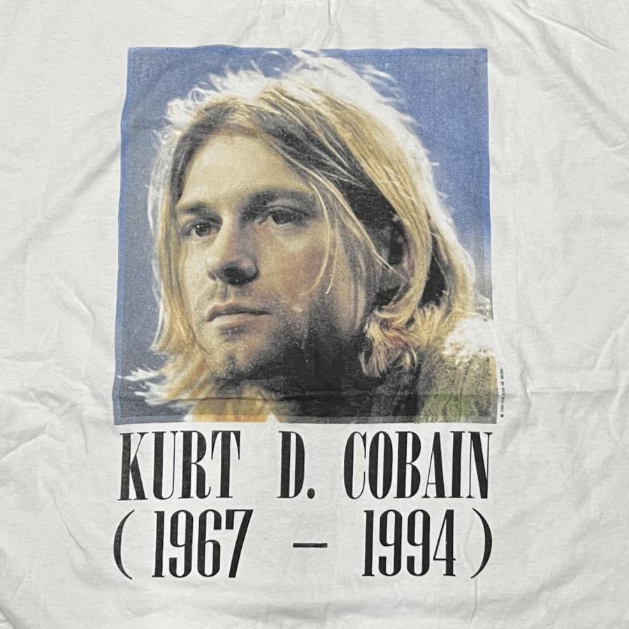 Kurt Cobain / カートコバーン 追悼 Tシャツ ニルヴァーナ メモリアル