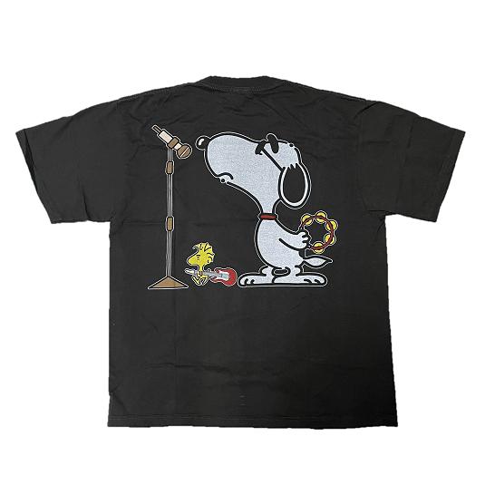 oasis snoopy オアシス スヌーピー Tシャツ 半袖 黒 ブラック XL