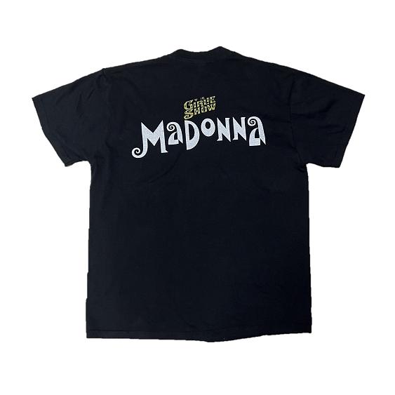 Madonna / マドンナ Tシャツ The Girlie Show XL 黒 両面プリント 半袖