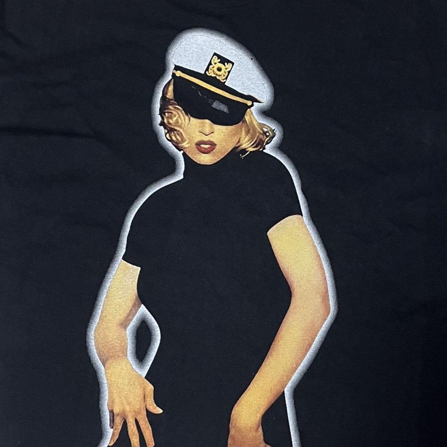 Madonna / マドンナ Tシャツ The Girlie Show XL 黒 両面プリント 半袖