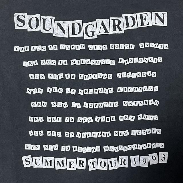 Soundgarden サウンドガーデン 長袖 Tシャツ SUMMER TOUR 1993 千手
