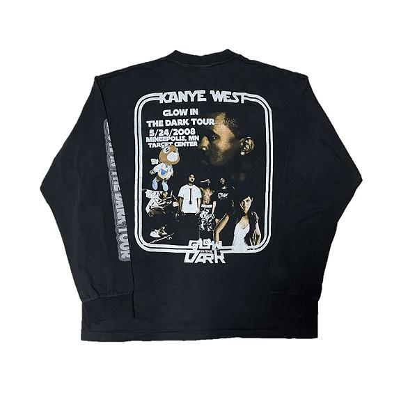 Kanye West カニエウェスト 長袖 Tシャツ Glow in the Dark Tour ロンT