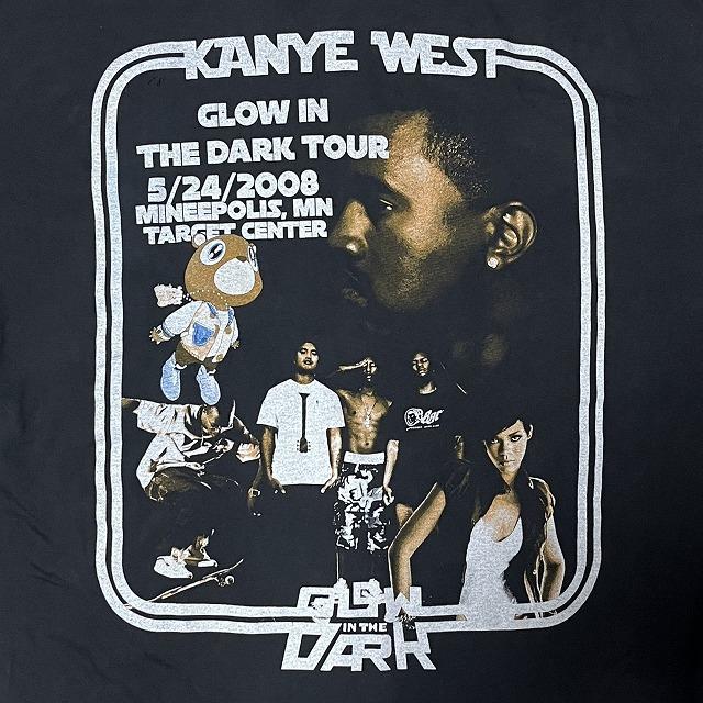 Kanye West カニエウェスト 長袖 Tシャツ Glow in the Dark Tour ロンT