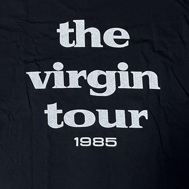 Madonna / マドンナ Tシャツ the virgin tour 1985 XL 黒 両面プリント