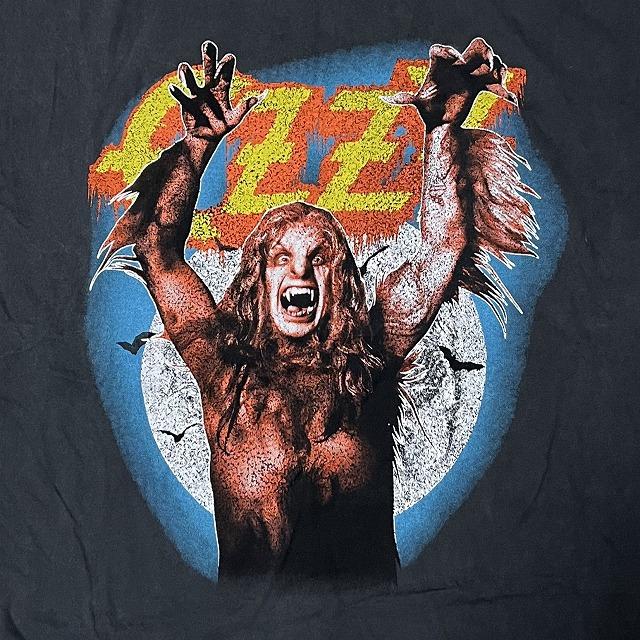 Ozzy Osbourne / オジーオズボーン Tシャツ XL 黒 両面プリント バンド