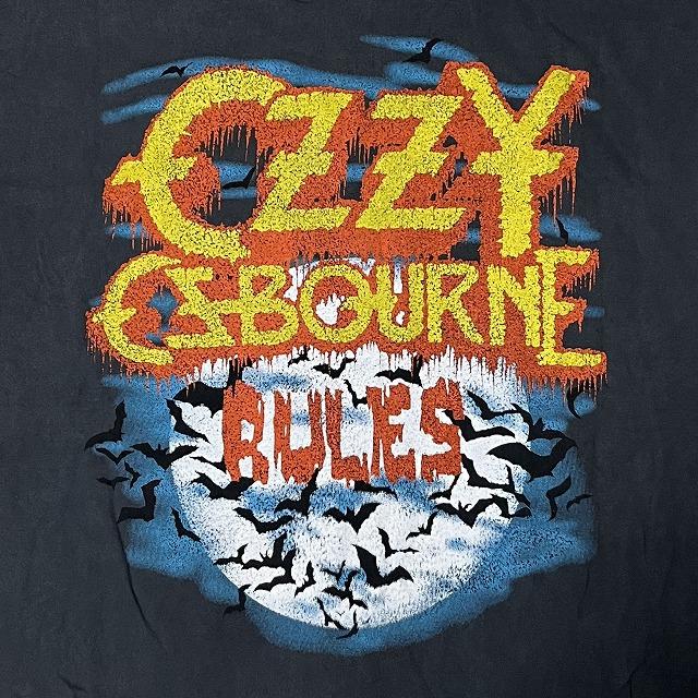 激レアS！Ozzy Osbourne オジーオズボーン 2007ライブTシャツ Ozzy Osbourne / オジーオズボーン Tシャツ XL 黒 両面プリント バンド