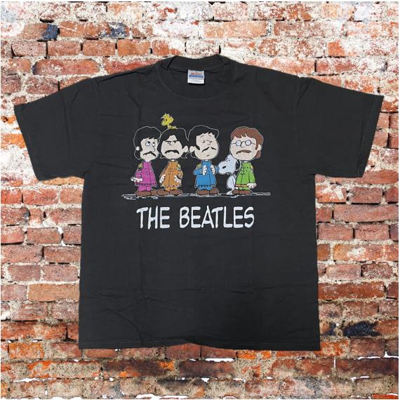 THE BEATLES SNOOPY / ビートルズ スヌーピー Tシャツ コラボ バンド 