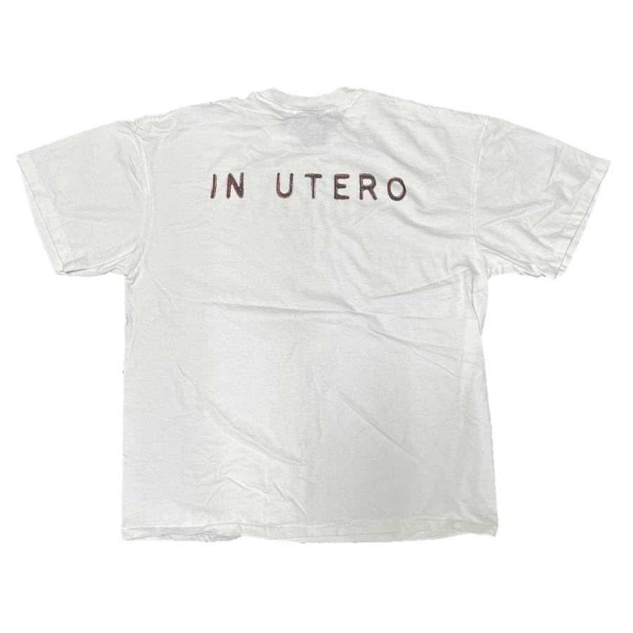 新品未開封 NIRVANA Tシャツ ユーテロ ニルヴァーナ L Amazon | Nirvana T Shirt In Utero Angelic Band Logo 新しい