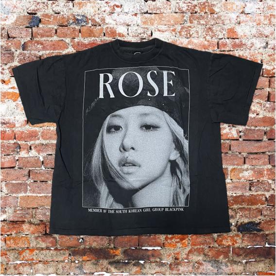 BLACKPINK ロゼ rosie 黒 Tシャツ ROSÉ [ROSIE] ROSIE BLACK T-SHIRT