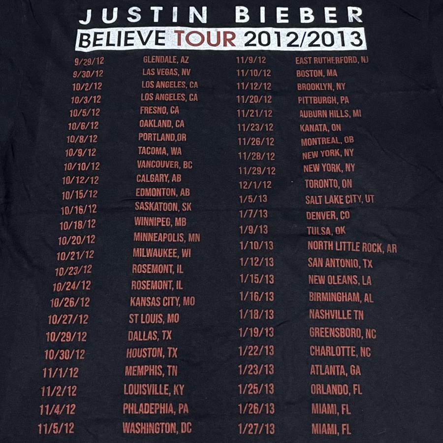 JUSTIN BIEBER / ジャスティンビーバー Tシャツ Believe : オーエム