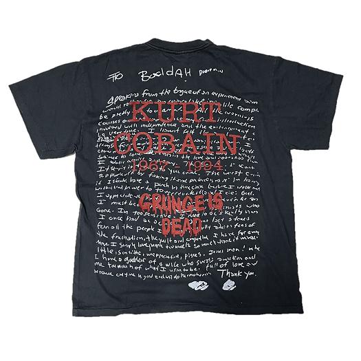 Kurt Cobain / カートコバーン Tシャツ ニルヴァーナ メモリアル XL 黒