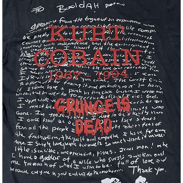 Kurt Cobain / カートコバーン Tシャツ ニルヴァーナ メモリアル XL 黒