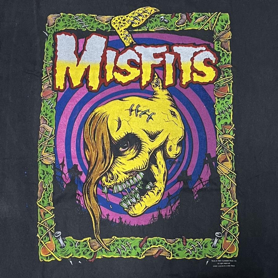 Misfits / ミスフィッツ Tシャツ 25YEAR XL 黒 ブラック 半袖 バンドT