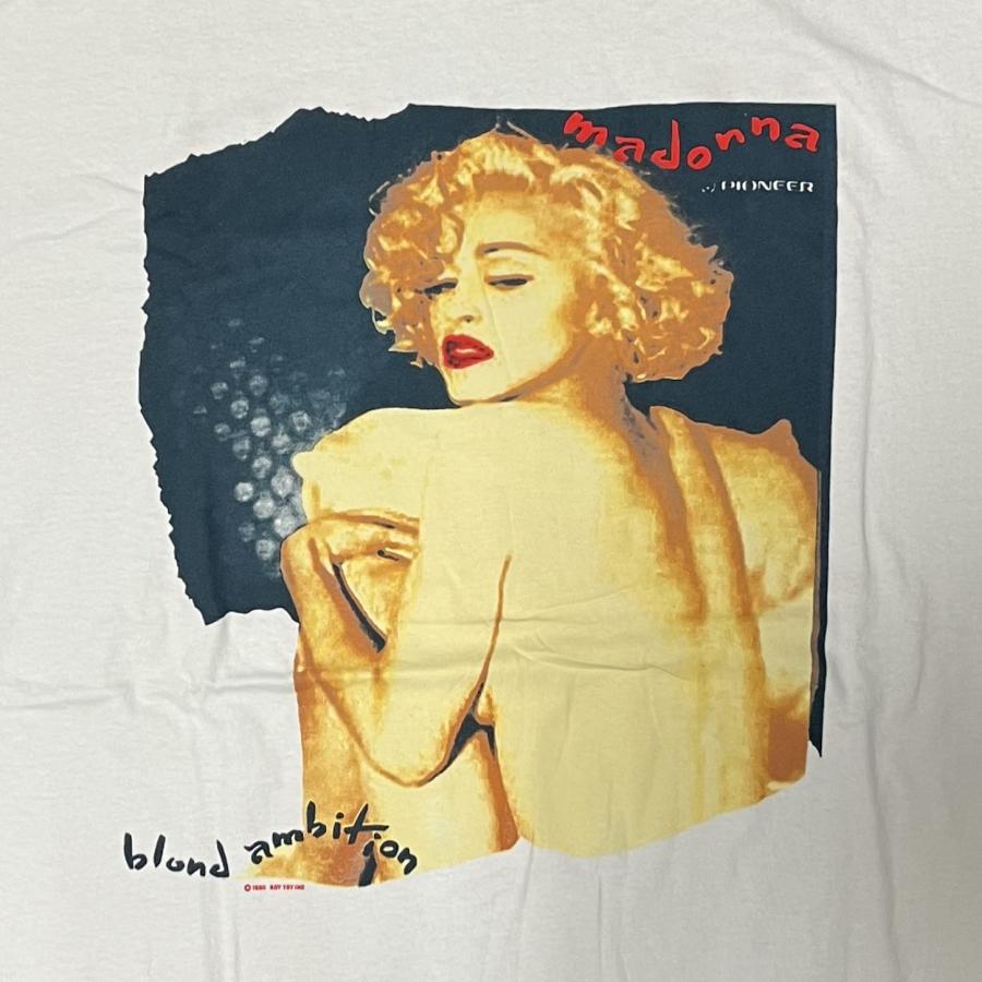 Madonna マドンナ Tシャツ BLOND AMBITION WORLD TOUR XL 半袖 バンドT