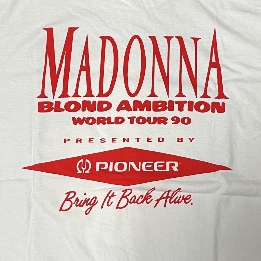 Madonna マドンナ Tシャツ BLOND AMBITION WORLD TOUR XL 半袖 バンドT