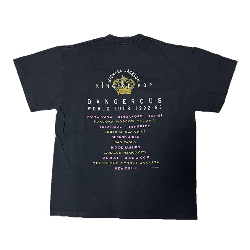 Michael Jackson マイケルジャクソン Tシャツ DANGEROUS WORD TOUR