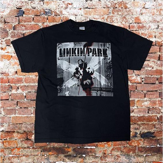 Linkin Park / リンキン パーク　Tシャツ　Hybrid Theory XL 黒 両面プリント バンドT ロックT ツアーT メンズ レディース ユニセックス