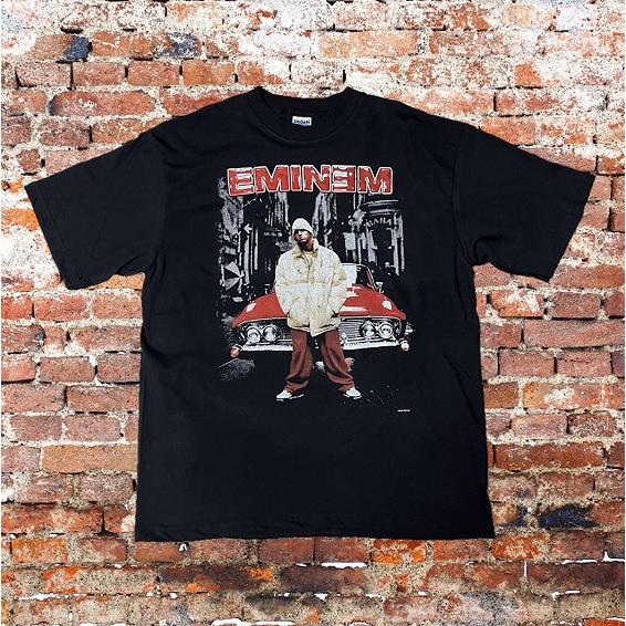 Eminem / エミネム Tシャツ TOUR2000 ヒップホップ ラッパー XL 黒