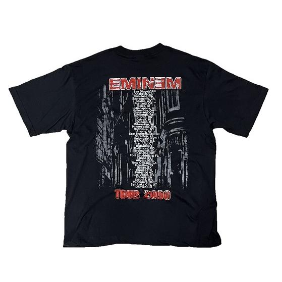 Eminem / エミネム Tシャツ TOUR2000 ヒップホップ ラッパー XL 黒