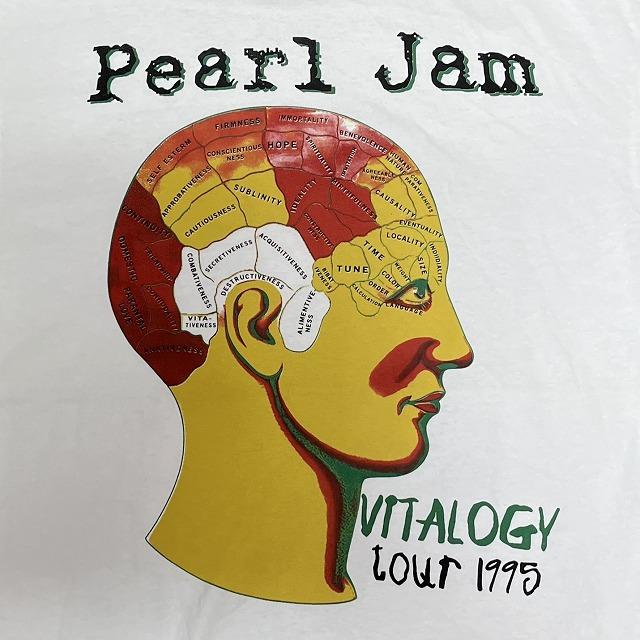 Pearl Jam / パールジャム Tシャツ Vitalogy Tour 1995 XL 白 両面