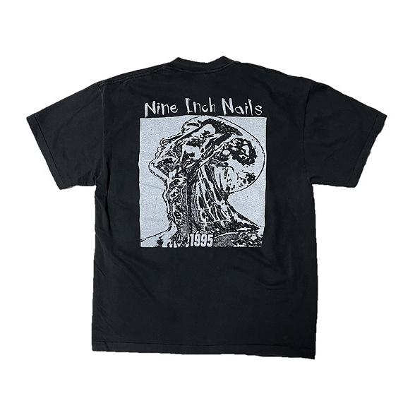 Nine Inch Nails / ナインインチネイルズ Tシャツ 1995 XL 黒 両面