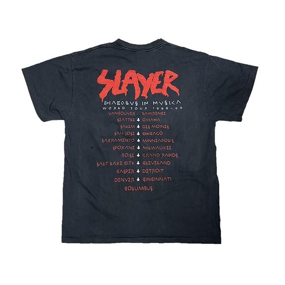 SLAYER スレイヤー Tシャツ Diabolus In Musica ツアーT XL 黒 両面