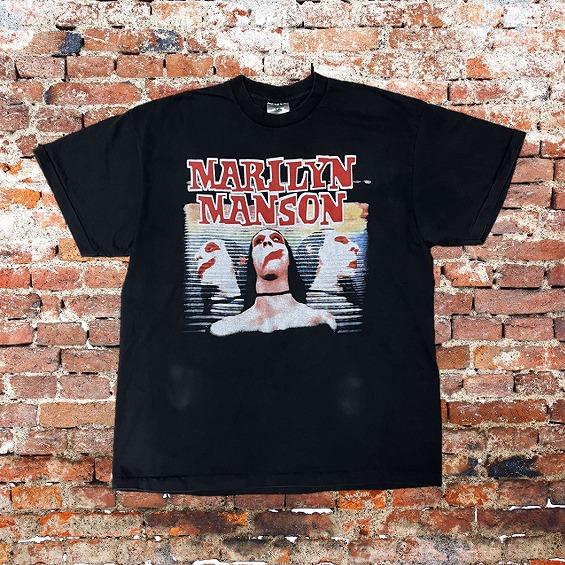 マリリン T Marilyn Manson バンドTシャツ マリリン・マンソン Zipper - バンドT