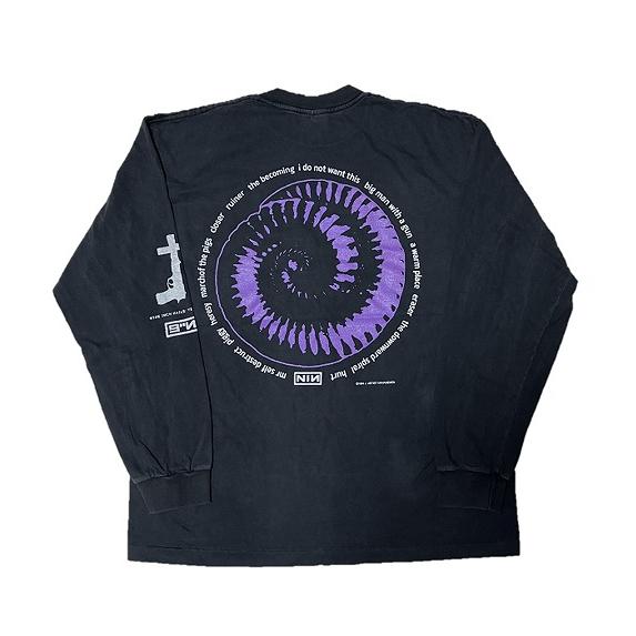 Nine Inch Nails / ナインインチネイルズ 長袖 Tシャツ The Downward