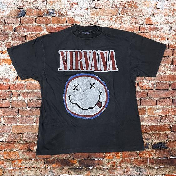 Nirvana ニルヴァーナ Tシャツ Happy Face ハッピーフェイス スマイル 