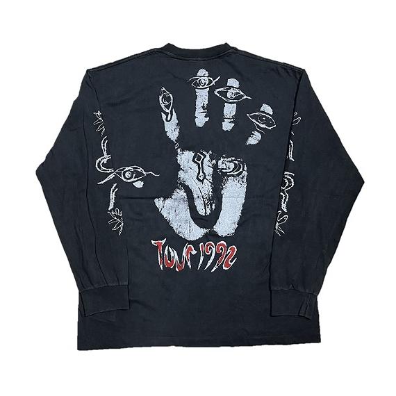 The Cure ザ・キュアー 長袖 Tシャツ Wish Tour 1992 XL 黒 両面