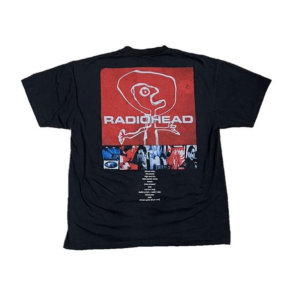 コ*ん様 radiohead ツアー Tシャツ レディオヘッド バンドT vin Radiohead レディオヘッド Tシャツ The Bends バンドT ロックT 半袖