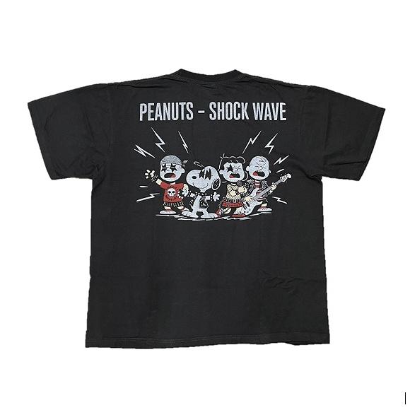 ステューシー150 スヌーピーコラボTシャツ スケートsk8 Tシャツ２点 KISS SNOOPY キッス スヌーピー コラボ Tシャツ PEANUTS SHOCK WAVE