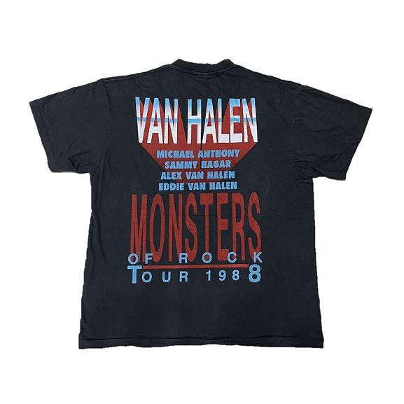 Van Halen ヴァンヘイレン Tシャツ Monsters of Rock 1988 バンドT