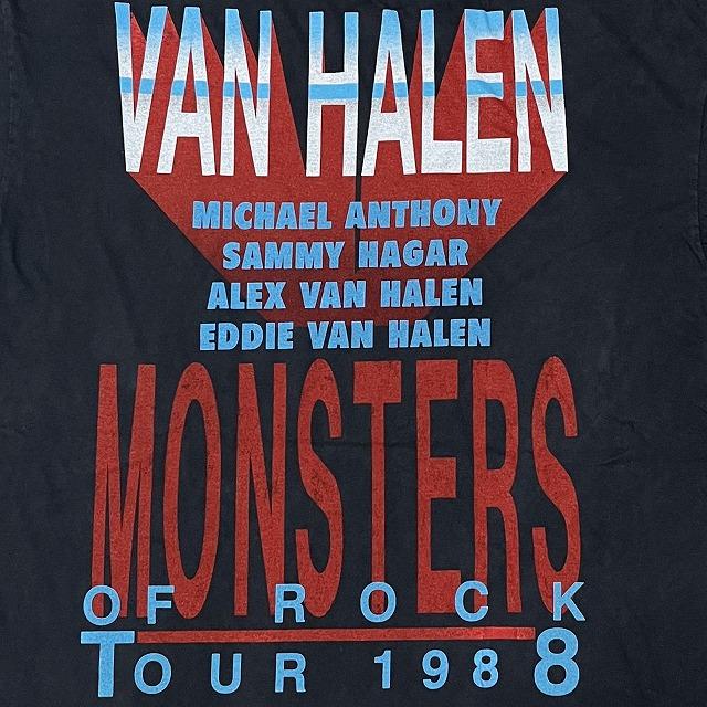 Van Halen ヴァンヘイレン Tシャツ Monsters of Rock 1988 バンドT 