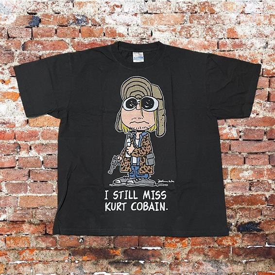 Kurt Cobain SNOOPY カートコバーン スヌーピー コラボ Tシャツ I