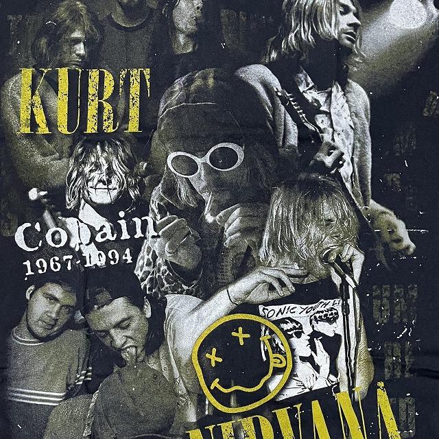 NIRVANA KURT Cobain ニルヴァーナ カートコバーン Tシャツ 追悼
